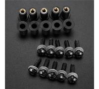 Tornillos De 5 Mm para Parabrisas para S1000RR (2010-2024). Kit De Tornillos De Montaje para Parabrisas. Tuercas Pernos Clips Motocicleta(Negro)