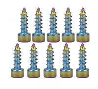 Tornillos de acero inoxidable estilo OEM para paneles de carrocería de scooter y motocicleta M5x16 M5x20 M5x25 M5x30 compatibles con herramientas y taladros estándar (M5x16 hexagonal 10PCS)