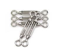 tornillos de acero inoxidable, Tensor de cable de alambre ajustable Eye & Eye M4/M5/M6 (paquete de 2/5/10 unidades)(M5,5PCS)