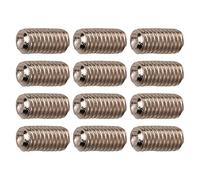 Tornillos De Ajuste De Altura Del Puente Del Sillín De Guitarra, 12 Piezas M3 X 6 Mm Juego De Tornillos De Puente De Guitarra Eléctrica De Metal Ligero A Prueba De Herrumbre(Silver)