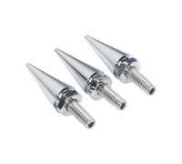 Tornillos de ajuste para parabrisas para Electra Glide Street 1996-2013 - Sujetadores de parabrisas de acero inoxidable estilo lágrima ajuste seguro juego de 3 piezas (galvanoplastia)