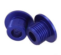 Tornillos de aluminio CNC para SurRon XS todoterreno ebike piezas de repuesto de rueda delantera compatibles con X/XS serie al6061 material juego de 2 (dorado)