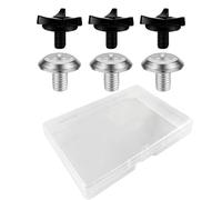 Tornillos De Aluminio Para Gorro De Motocicleta - Tornillos Para Visera De Casco De Motocross, Accesorios De Alta Resistencia | Tornillos De Repuesto Para Cascos De Motocicleta, Equipo De Moto, Piezas