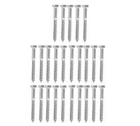 Tornillos de anclaje hexagonales de acero inoxidable 304 con media rosca, tornillo para madera autotaladrante con punta afilada, pernos resistentes a la corrosión para carpintería (M6*60MM)