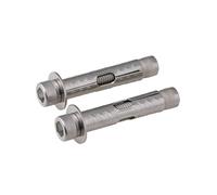 tornillos de anclaje, Tornillo de expansión interno acero inoxidable 304, perno, hexagonal, M6, M8, M10, M12, 2 unidades(60mm,M12)