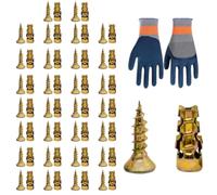 Tornillos de armario para muebles, 20 piezas de reparación de metal de alta resistencia, tornillos de pared para reparación de herrajes de puerta, para instalación, fijación, renovación, muebles