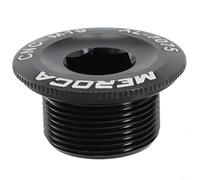 Tornillos de biela de aleación de aluminio CNC para bicicleta de carretera, M19 M20, tornillo de fijación roscado ligero, cubierta de manivela para platos huecos PROWHEEL, varios colores (M19 negro)