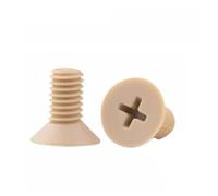Tornillos de cabeza avellanada con cruceta de material PEEK M1,2,4,6,M2,5,M3,M4,M5,Cojinete de alta temperatura(M5x15mm 5pcs)