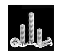 Tornillos de cabeza avellanada de plástico transparente, M2, M3, M4, M5, M6, M8, con aislamiento acrílico, planos, 10 a 50 unidades(M5x10mm(20pcs))