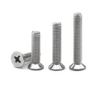 Tornillos de cabeza avellanada en cruz de acero inoxidable 304, M3.5 y M4, de 6/8/10 a 50 mm, paquete de 10/50 unidades(25mm,M3.5 (50pcs))