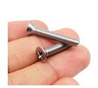 Tornillos de cabeza avellanada plana en cruz, de acero inoxidable A2-70 304, GB819, M1, M1.2, M1.4, M1.6, M2, M2.5, M3, M3.5, M4, M5, M6 y M8, 5-50 unidades(6mm,M1 50pcs)