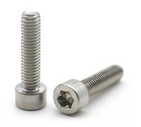 Tornillos de cabeza cónica de acero inoxidable 304, calibres M4, M5, 6/8/10/12/14-50 mm, hexágono interior, pernos cilíndricos, paquete de 10 unidades.(30mm,M5X10pcs)