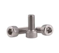 Tornillos de cabeza de botón Tornillos de cabeza hueca hexagonal de acero inoxidable DIN912 M2 M4 (paquete de 20/100 unidades, varias longitudes)(35mm,M4 20pcs)