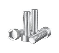 Tornillos de cabeza de enchufe de 5/16-18 x 1-1/4 pulgadas, llave de enchufe Allen, acero inoxidable 18-8 (304), rosca completa, 15 piezas