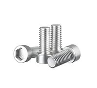 Tornillos de cabeza de enchufe de 5/16-18 x 3/4 pulgadas, llave de enchufe Allen, acero inoxidable 18-8 (304), rosca completa, 25 piezas