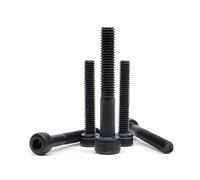 Tornillos De Cabeza Hexagonal Con Casquillo Allen, Acero Grado 12.9, Color Negro, Estándar DIN912. Tamaño Micro Pequeño, Medidas Disponibles: M1、M4、M6、M2、M5、M3。(65mm,10pcs M4)