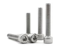 Tornillos de cabeza hexagonal con casquillo Allen, de acero inoxidable A2-70 304, medidas M2, M2.5, 3/4/5/6-30 mm, DIN912, paquete de 50/100 unidades(8mm,M2.5 (50pcs))