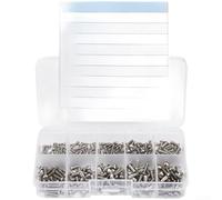 Tornillos de cabeza hexagonal de acero inoxidable 304, 240 piezas para M2 M2.5 para M3 con paso de rosca uniforme y consistente