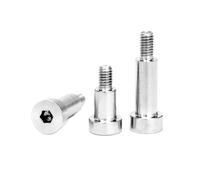 Tornillos de cabeza hueca hexagonal con cojinete rodillos hombro, acero inoxidable 304, M2-M12, 1/10 unidades(12mm,10Pcs 3-M2.5)