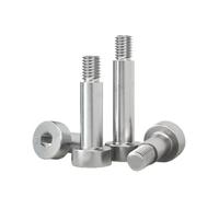 Tornillos de cabeza hueca hexagonal con resalte de rodillo, perno de cojinete, acero inoxidable 304, tornillo de tapón, M2, M2.5, M3, M4, M5, M6, M8, M10, M12(25mm,D12x M10 (2pcs))