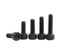 Tornillos de cabeza hueca hexagonal de acero al carbono 12,9, M2, M2,5, M3, M4, M5, M6, M8 y M10, 1-50 unidades(30mm,M4 20pcs)
