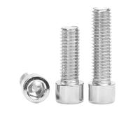 Tornillos de cabeza hueca hexagonal de acero inoxidable, M3, M4, M5, M6, M8, M10 y M12, 1 a 20 unidades(60mm,M4 20pcs)