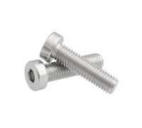 Tornillos de cabeza hueca hexagonal, delgados, cortos y bajos, acero inoxidable o con zócalo negro, DIN7984, 3-50 unidades, M3, M4, M5, M6, M8, M10(Stainless Steel/30mm,M4 20pcs)