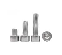 Tornillos de cabeza hueca, Tornillos de cabeza hueca hexagonal Allen acero inoxidable 304 M1.6-M8(M3.5 x 18mm 50pcs)