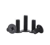Tornillos de cabeza plana de acero al carbono M1.2-M6 for computadora(3mm,M6 15pcs)