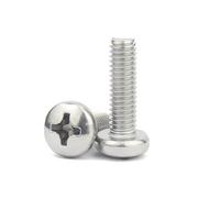 Tornillos de cabeza plana de acero inoxidable, de 2 a 50 piezas, M1.6, M2, M2.5, M3, M3.5, M4, M5, M6 y M8.(22mm,10pcs M5)