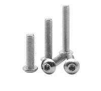 Tornillos de cabeza plana hexagonal de acero inoxidable 304, M2, M3, M4, M5, M6, M8, M10, M12, DIN7380(100mm,M5 (20pcs))