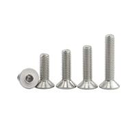 Tornillos de cabeza plana hexagonal DIN7991, 2-50 unidades, M2, M2.5, M3, M4, M5, M6, M8, M10(50mm,M8 5pcs)