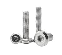 Tornillos de cabeza plana hexagonal for muebles, de acero inoxidable, M2, M2.5, M3, M4, M5, M6, M8 y M10, 2-50 unidades(6mm,M6 10pcs)