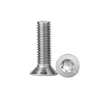 Tornillos de cabeza redonda con cabeza Torx, Tornillos de seguridad cabeza plana avellanada Torx acero inoxidable, varios tamaños, menos 50 unidades(8mm,M2 50pcs)