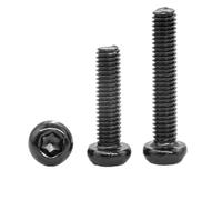 Tornillos de cabeza redonda Torx de seis lóbulos, chapados en negro, M2,5, M3, M4, M6, 10-30 unidades(M3x16mm (20pcs))