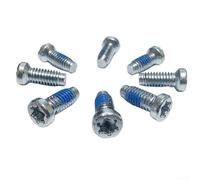 Tornillos de cadena de bicicleta de carretera, 8 piezas, tornillos de manivela de aleación para Sram para fuerza de ápex, rojo, 12 velocidades, ajuste T20, plata, 11,2 x 5,6 x 3,9 mm