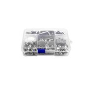 Tornillos De Carenado Para Carrocería Parabrisas, Para STX1300, Para TRANSALP 600, 700, 650, Para Valkyrie XL1000, XL125V, V1-3, Para Varadero/ABS Aleación CNC(Plata)