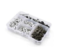 Tornillos De Carenado Para Motocicleta, Kit Pernos Resorte Para Carrocería Parabrisas Para Tdm 900 850 Mt125 Mt03 Mt01 Mt 125 03 01 Xt660 M5 M6 Aleación CNC(Plata)