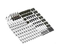 Tornillos De Carenado para Motocicleta para Suzuki GSXR GSX-R 600 750 1000 GSX R 600 750 1000 K1 K2 K3 K4 K5 K6 K7 K8 K9 Tuercas para Tornillos De Motocicleta(Plata)