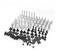 Tornillos De Carenado para Motocicleta Y Parabrisas para Suzuki GSR400 GSR600 GSR750 GSX-S GSX DL650 DL1000 para V-Strom(Plata)