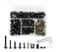 Tornillos De Carenado para para CBR600RR para CBR1000RR para CBR 600 F2 F3 F4 para CBR 600 RR 1000 RR 900 929RR 650R Tornillos Clips Tornillo Tuercas Pernos Clips Motocicleta(Negro)