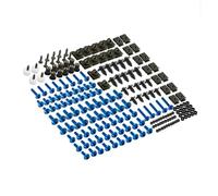 Tornillos De Carenado para Suzuki GSXR GSX-R 600 750 1000 GSX R 600 750 1000 K1 K2 K3 K4 K5 K6 K7 K8 K9 (155 Piezas) Tornillos para Pernos De Motocicleta(Azul)
