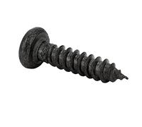 Tornillos de clavija de afinación de guitarra 50 piezas |Tornillos de montaje cromados para clavijeros/golpeadores/placas traseras |3 colores Plata Negro Oro (Black)