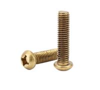 Tornillos de cobre y latón (2/50 piezas, tamaños surtidos, M2, M2.5, M3, M4-M8) con cabeza plana y cruz for diversas aplicaciones.(30mm,20pcs M3)
