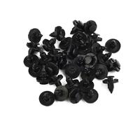 Tornillos de coche 50 Uds. Clip De Sujeción Automático De 8mm, Pin De Retenedor De Empuje Para Carrocería De Coche, Kit De Sujeción De Retenedor De Panel Embellecedor De Parachoques Para Puerta