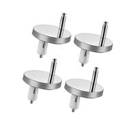 Tornillos de conector de bisagra de tapa de inodoro con tuerca de fijación superior, pernos de repuesto para bisagra de asiento de baño, accesorios de tapa de inodoro, hebillas de tornillo