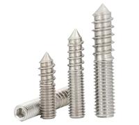 Tornillos de doble rosca, Tornillos huecas hexagonales autorroscantes de doble extremo M4-M12, varios tamaños, paquete de 30(M4x40)