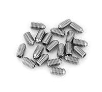 Tornillos de émbolo de bola de resorte Rosca hexagonal de acero inoxidable Émbolos de bola de posicionamiento con resorte para equipos médicos Herramientas neumáticas Tamaño M6 (M6*8 (20 piezas))