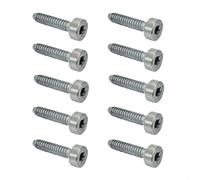 Tornillos de escape de arranque 9075 478 4159, D5 x 24 para FS90R, para FS100, FS110, FS120, FS250, FR480, SH85, BG85, tornillos de acero con ajuste seguro para reparación de desbrozadoras (10