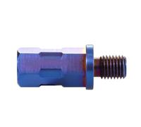Tornillos de espejo retrovisor para bicicleta Tornillo Reflector Soporte | Soporte Manillar de acero inoxidable, adaptador para espejo, tornillo reflector, soporte elevador, adaptador y fijación